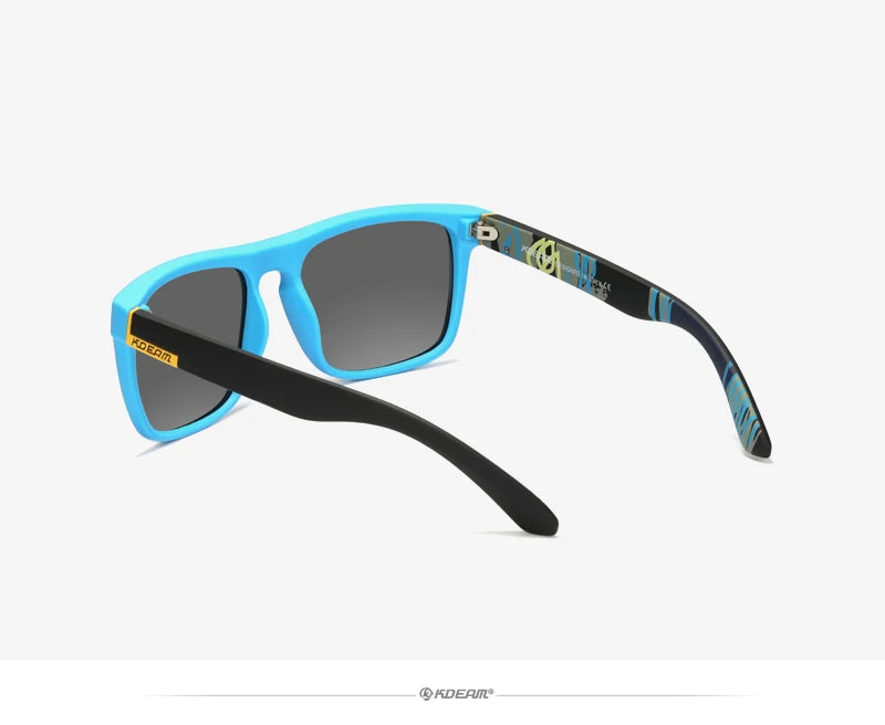 Fashion Guy's Sun Glasses From KDEAM Polarized Sunglasses Men Classic Design All-Fit Mirror Sunglass With Brand Box CE