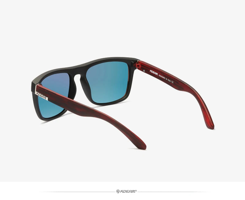 Fashion Guy's Sun Glasses From KDEAM Polarized Sunglasses Men Classic Design All-Fit Mirror Sunglass With Brand Box CE