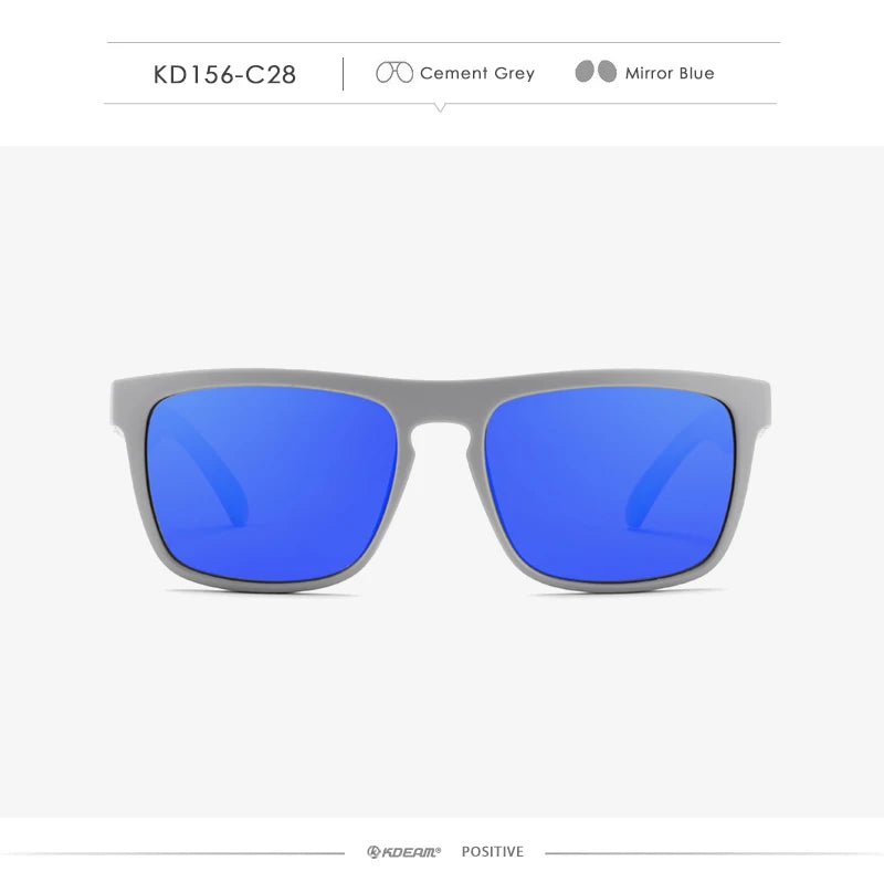 Fashion Guy's Sun Glasses From KDEAM Polarized Sunglasses Men Classic Design All-Fit Mirror Sunglass With Brand Box CE