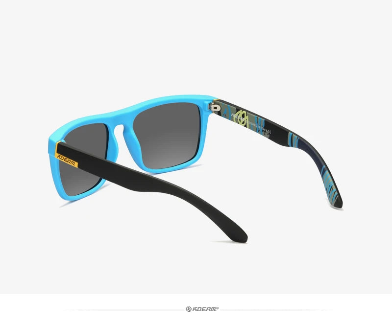 Fashion Guy's Sun Glasses From KDEAM Polarized Sunglasses Men Classic Design All-Fit Mirror Sunglass With Brand Box CE