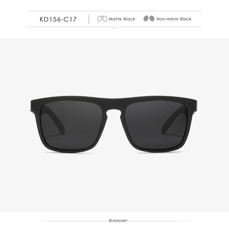 Fashion Guy's Sun Glasses From KDEAM Polarized Sunglasses Men Classic Design All-Fit Mirror Sunglass With Brand Box CE